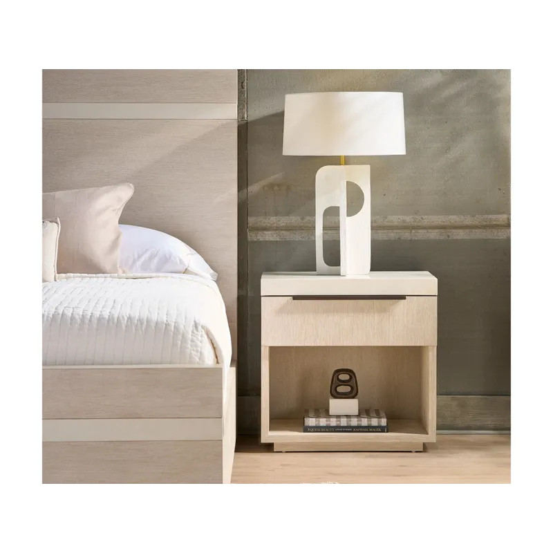 Quartz Nightstand - Multiple item room scene