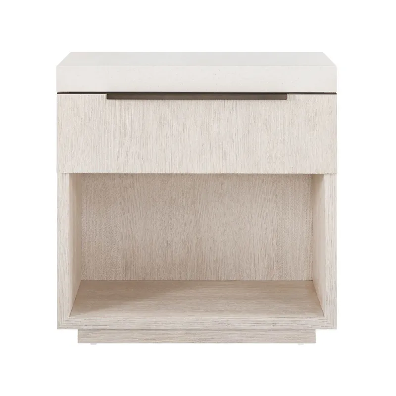 Quartz Nightstand - Silo with a white background