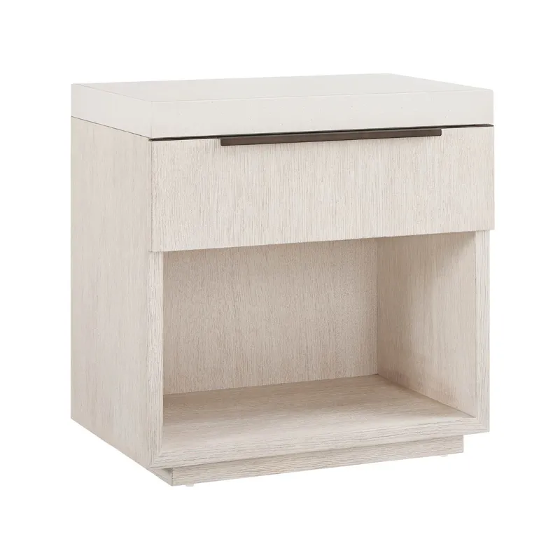 Quartz Nightstand - Silo with a white background