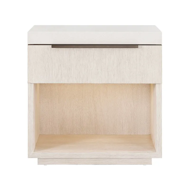 Quartz Nightstand - Silo with a white background