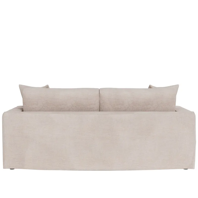 Maxx Slipcover Apartment Sofa - Silo with a white background