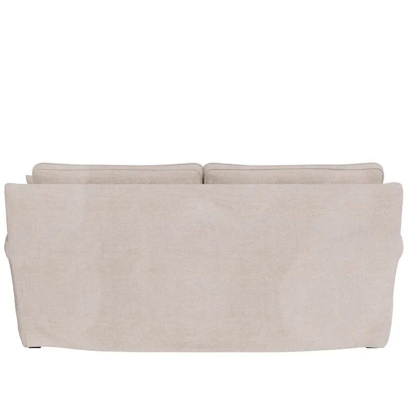 Clermont Slipcover Apartment Sofa - Silo with a white background