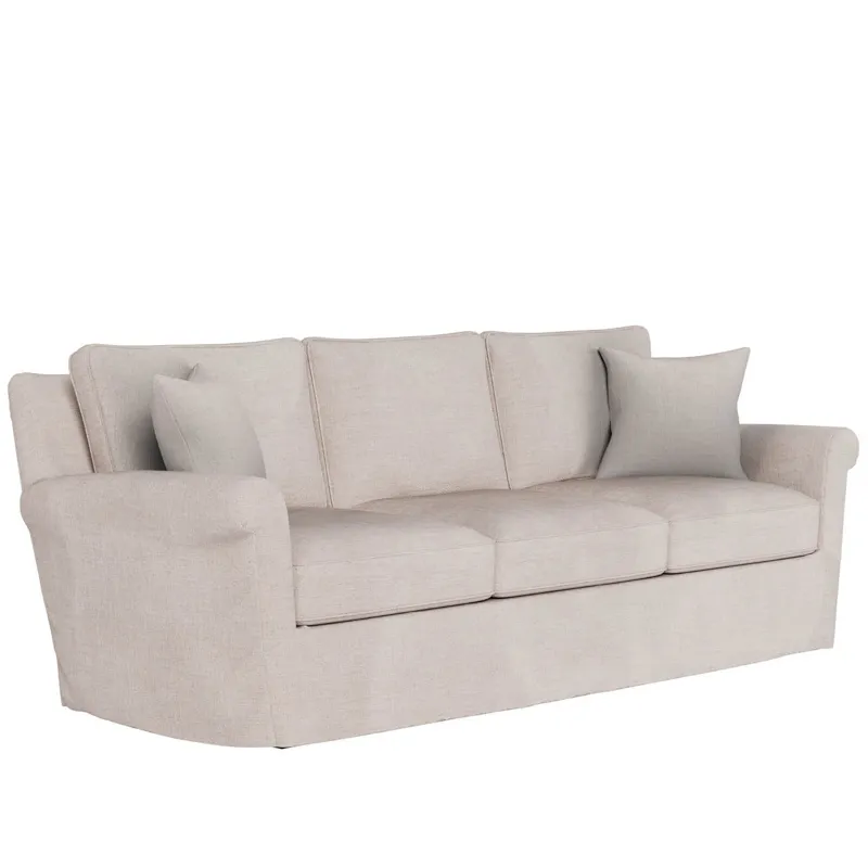 Clermont Slipcover Sofa - Silo with a white background