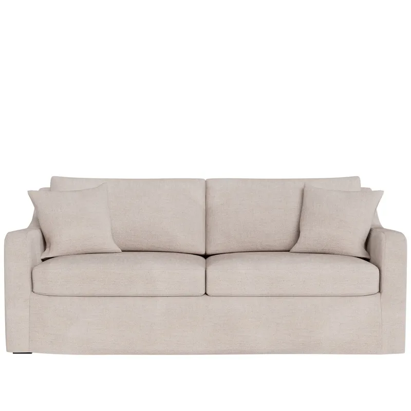 Filmore Slipcover Apartment Sofa - Silo with a white background