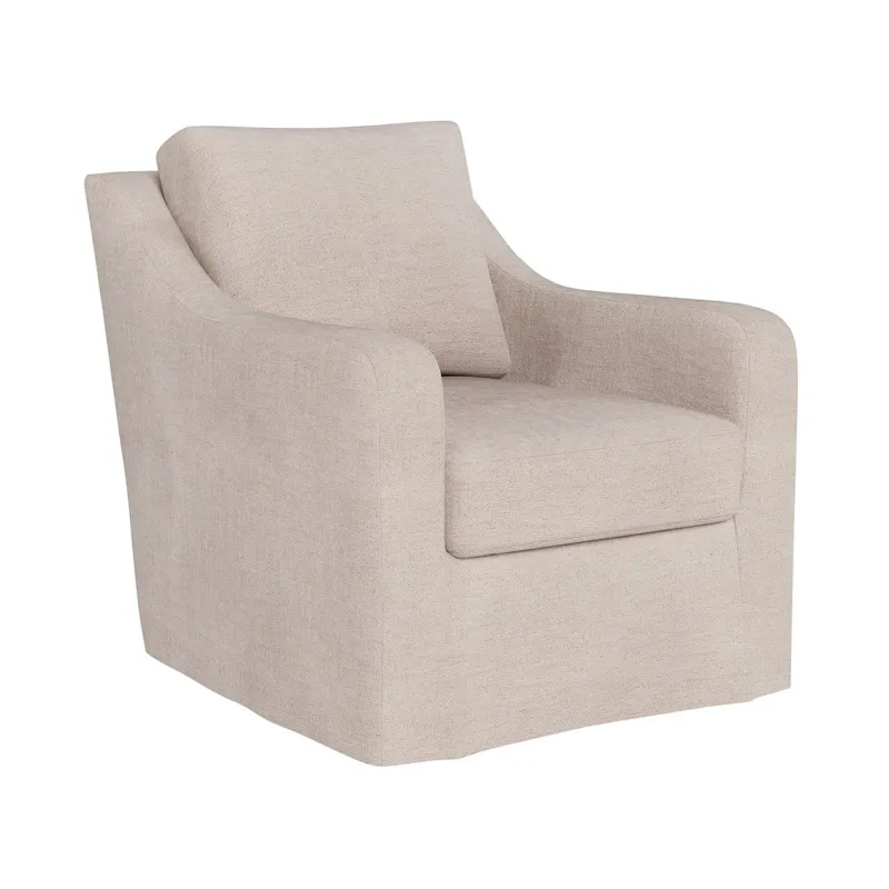 Filmore Slipcover Swivel Chr Outdoor