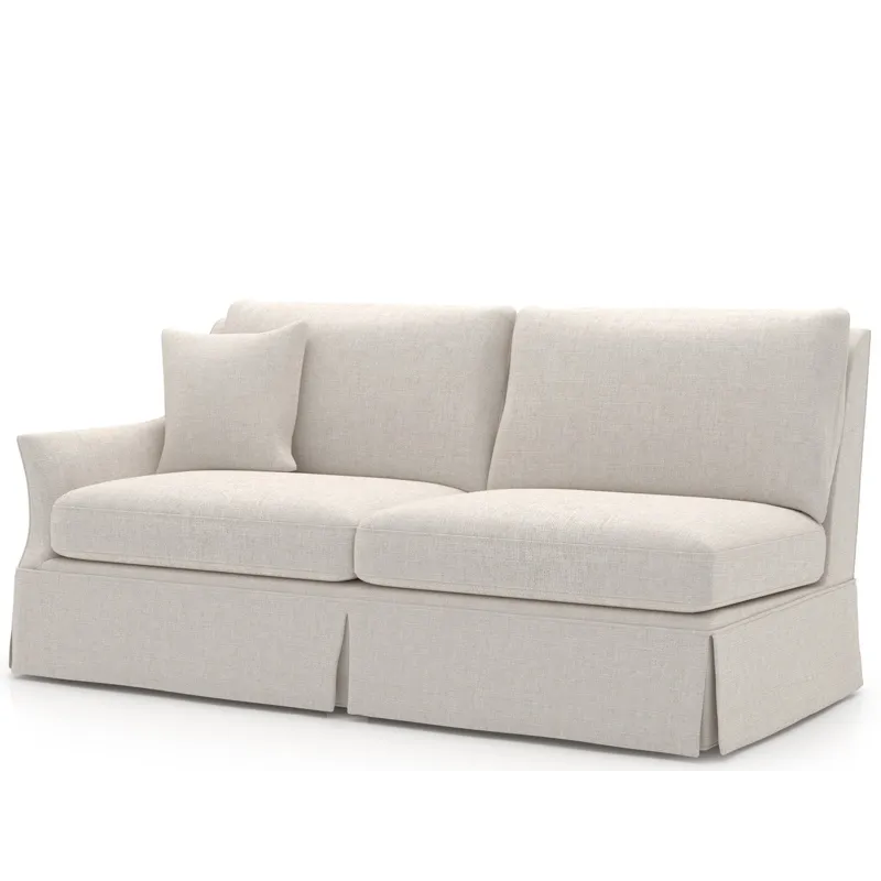 Henri Skirted Loveseat LAF