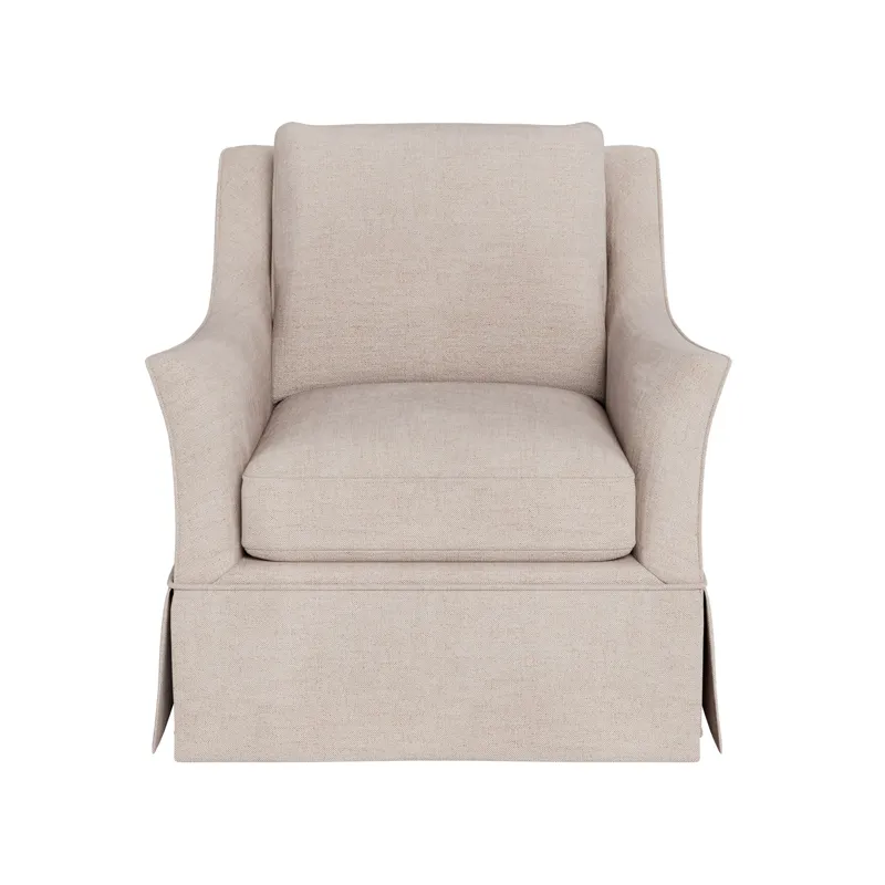 Henri Skirted Swivel Chair