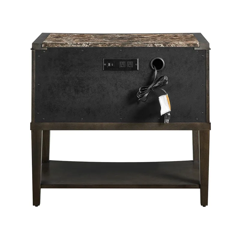 Fenwick Emperador Nightstand