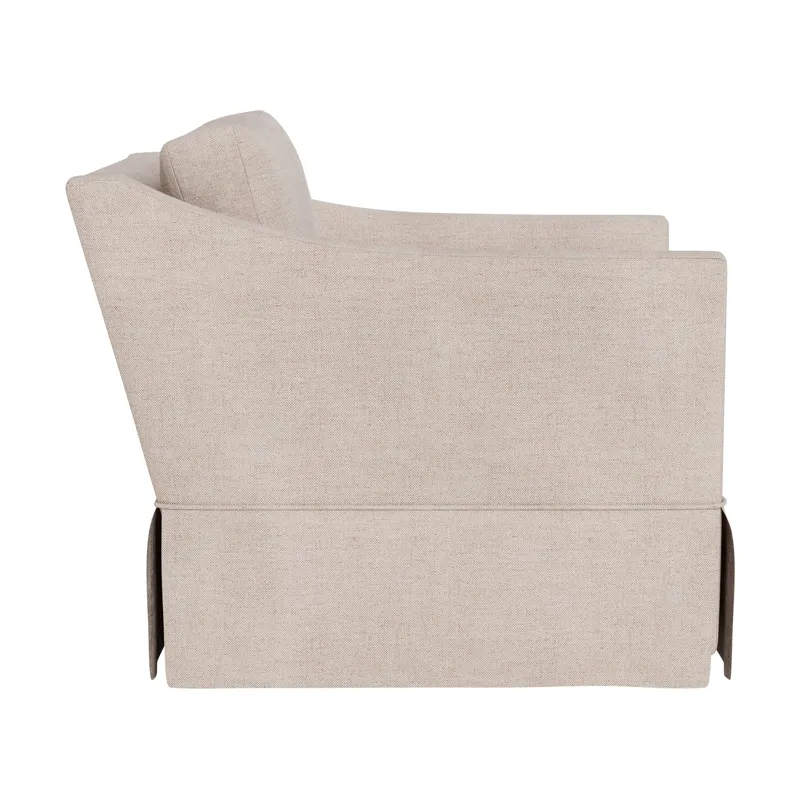 Asher Skirted Swivel Chair