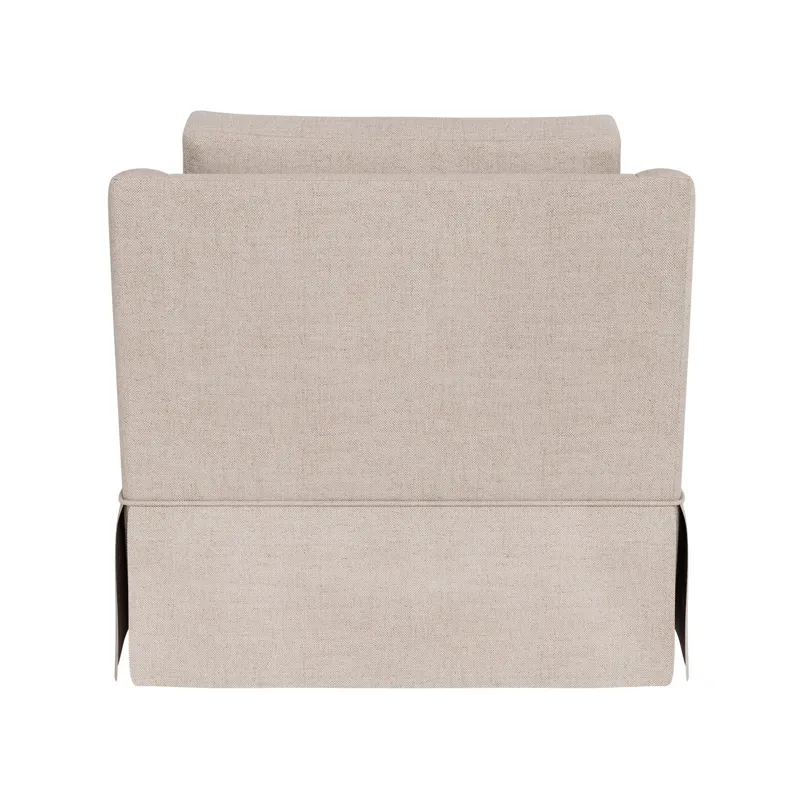 Asher Skirted Swivel Chair