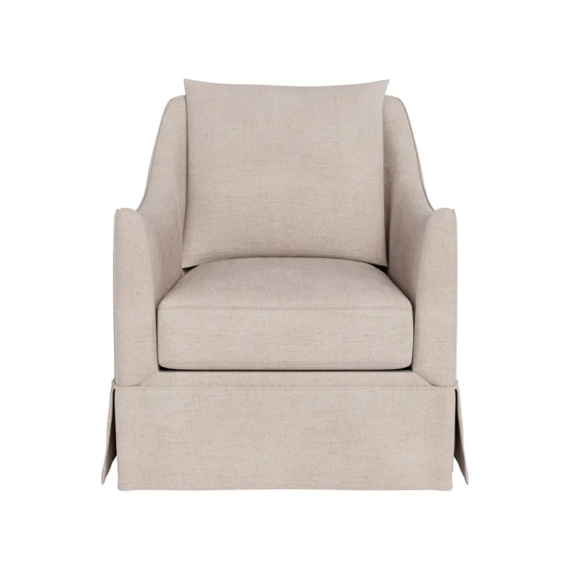 Portia Skirted Swivel Glider