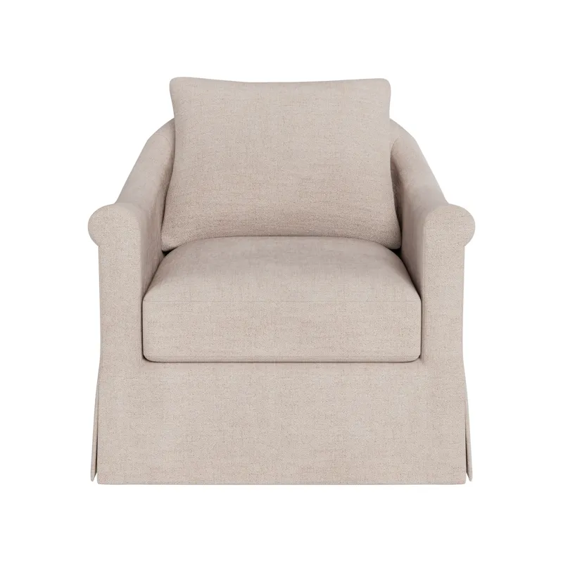 Rowan Skirted Swivel Glider