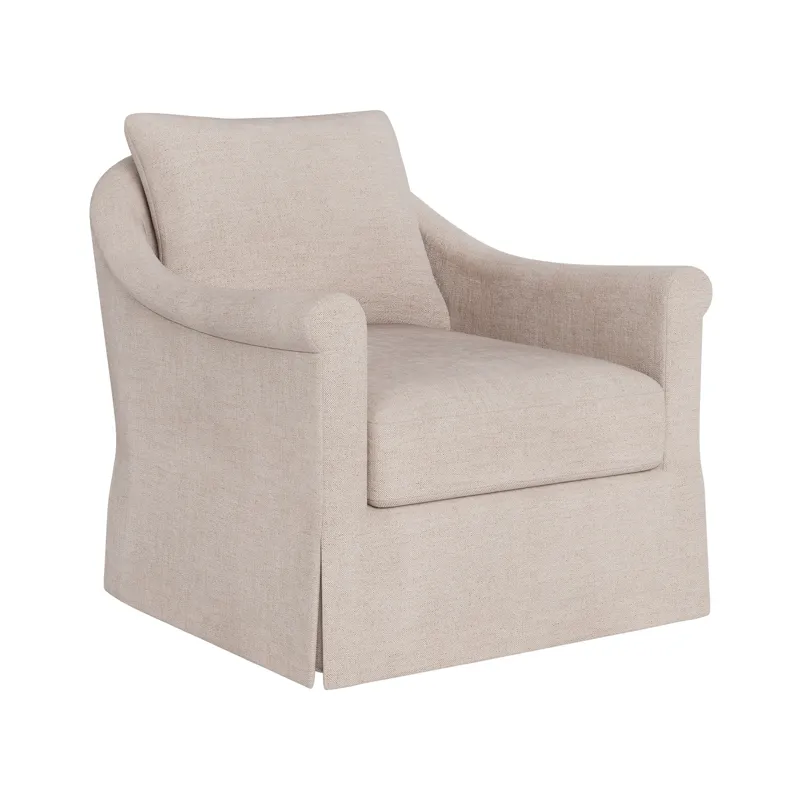 Rowan Skirted Swivel Glider