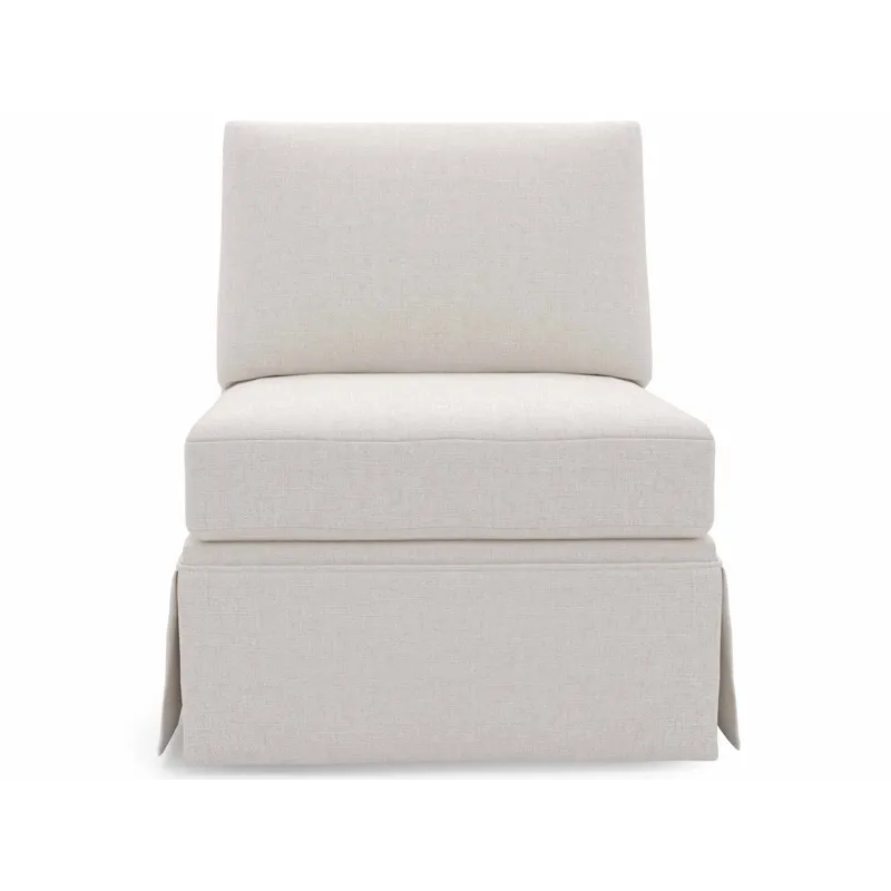 Madison Skirted Armless Chair