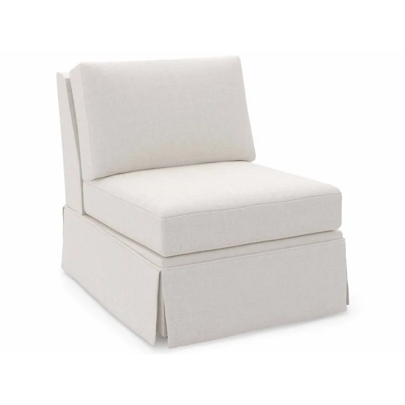 Madison Skirted Armless Chair