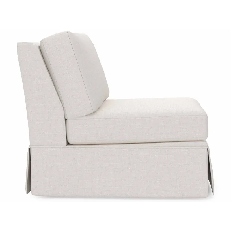 Madison Skirted Armless Chair