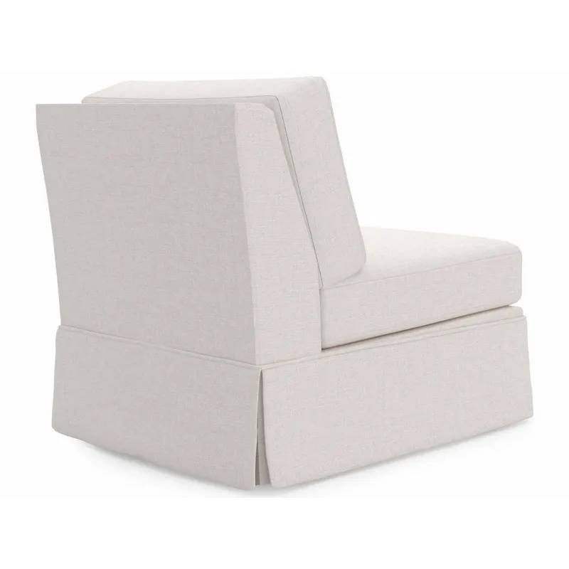 Madison Skirted Armless Chair