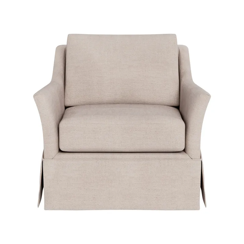Madison Skirted Swivel Chair
