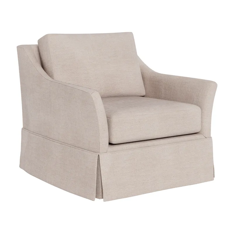 Madison Skirted Swivel Chair