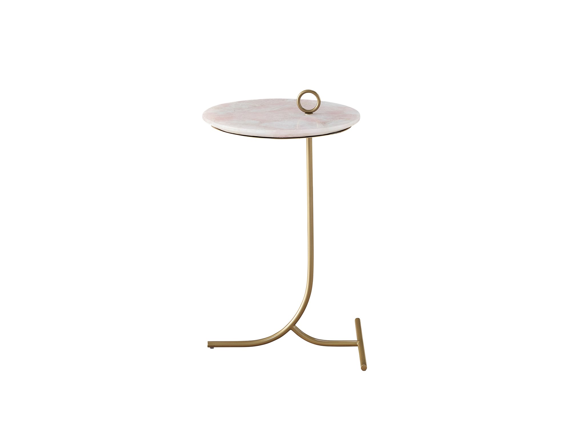 Tranquility Miranda Kerr Home Rose Quartz Accent Table U195812A at Designer Furniture Gallery