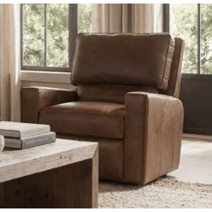 Power Recliner - Ancient Brown