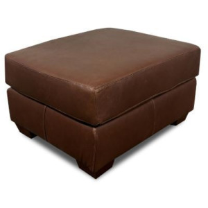 Leather Ottoman