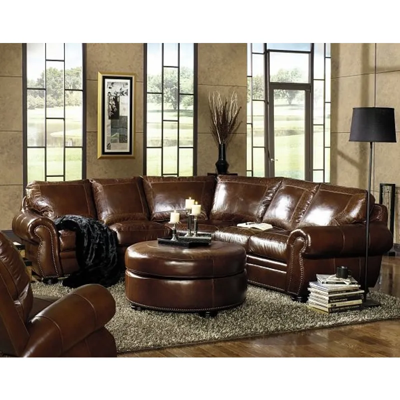 Round Cocktail Ottoman