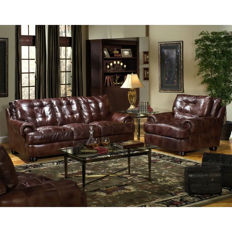 5050 Leather Chair and Ottoman