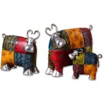 Colorful Cows, Accessories, S/3