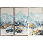 Crashing waves Hand Painted Canvases, Set of 3