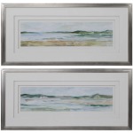 Panoramic Seascape Framed Prints - Set of 2