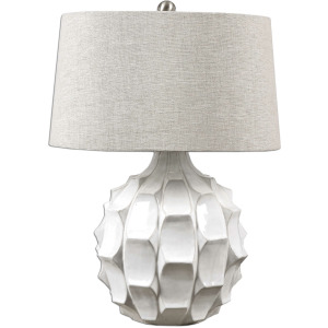 Guerina Table Lamp, White