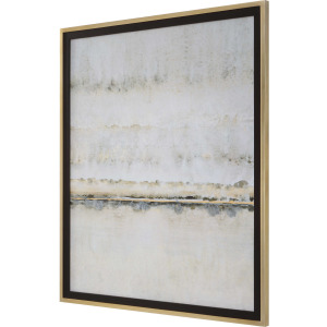 Gilded Horizon Framed Print
