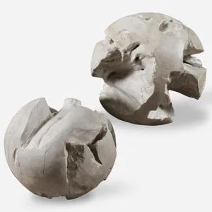 Ermanno Teak Balls S/2