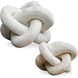 Limestone Link Sculptures, Set/2