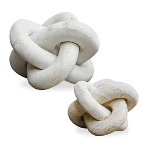 Limestone Link Sculptures, Set/2