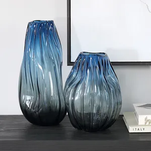 Midnight Horizon Vases Set/2