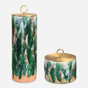 Sylvie Ceramic Containers Set/2