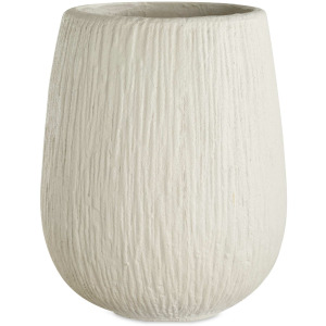 Rustic Ridge Off-White Outdoor Planter