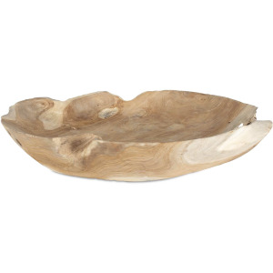 Organic Embrace Outdoor Teak Bowl