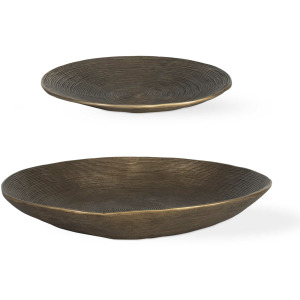 Stratum Round Brass Bowls Set/2