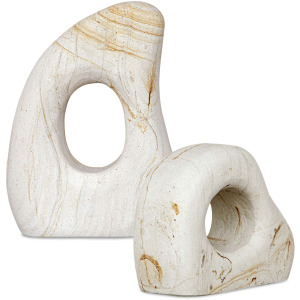 Stone Flow Outdoor Sculptures Set/2
