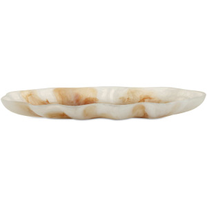 Organic Elegance Wavy Oval Bowl
