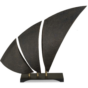 Wind Crest Dark Bronze Sculpture