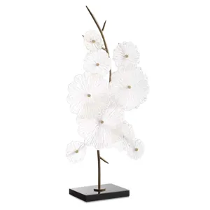 Glass Garden Table Sculpture