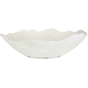 Obscura Warm White Outdoor Bowl