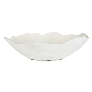 Obscura Warm White Outdoor Bowl
