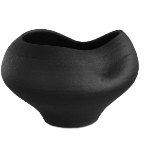 Nocturne Textured Black Bowl
