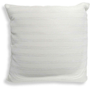 Basket Stripe Ivory Outdoor Pillow