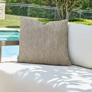 Poros Brown Toned Outdoor Pillow